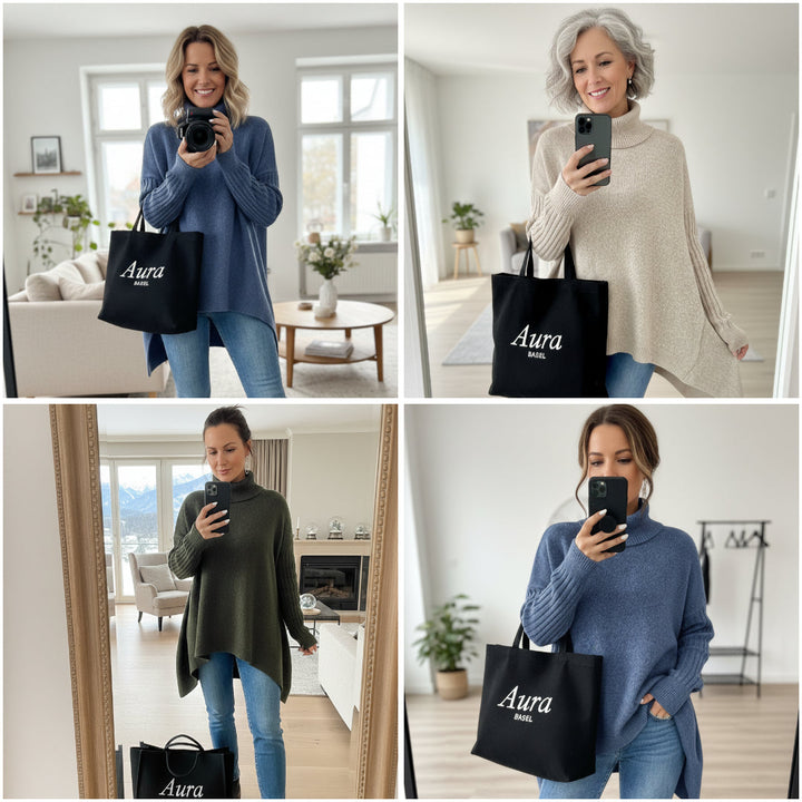 Women’s Longline Turtleneck Sweater