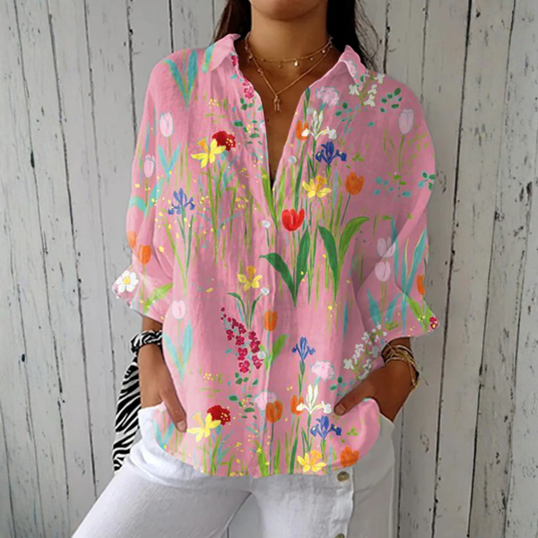 Women’s Floral Print Spring Blouse