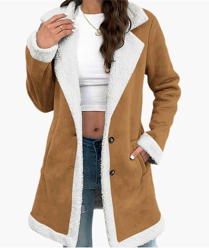 Women’s Oversized Hooded Sherpa Coat