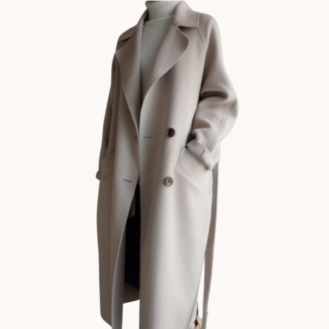 Women’s Classic Double Breasted Belted Trench Coat