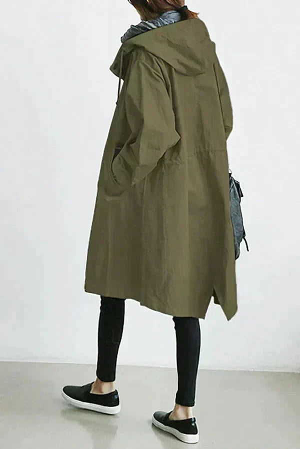 Women’s Double-Breasted Belted Trench Coat