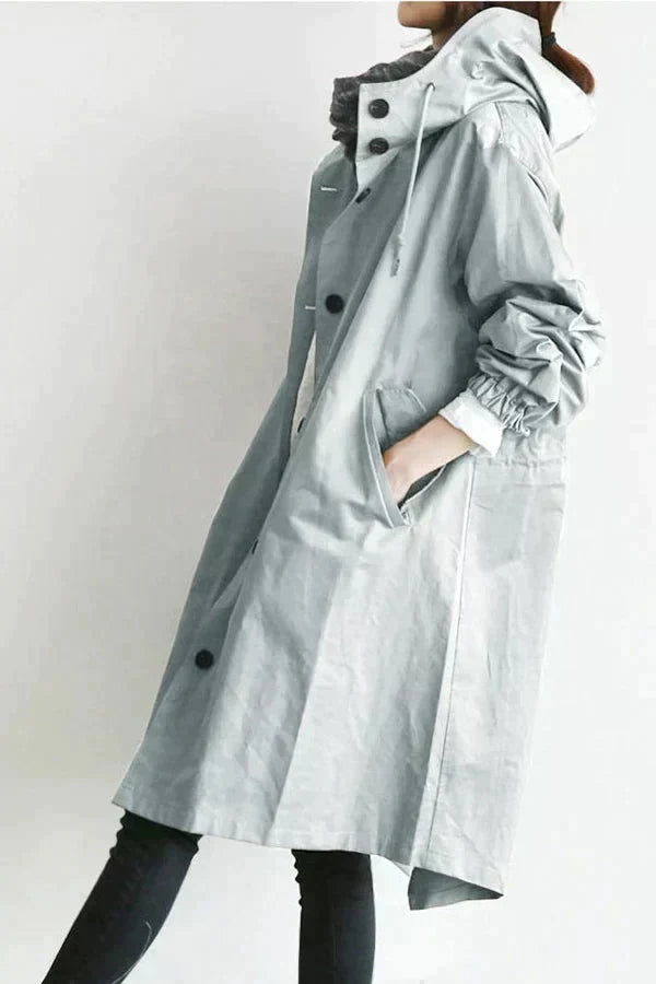 Women’s Double-Breasted Belted Trench Coat