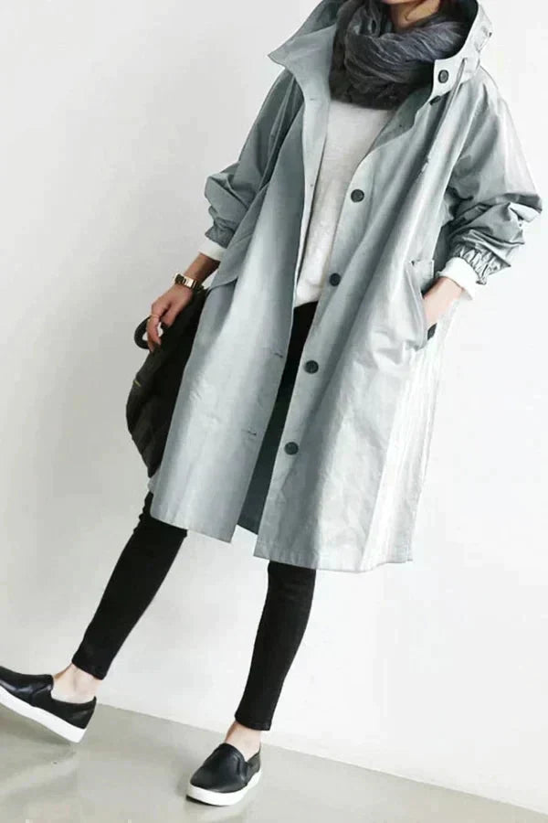Women’s Double-Breasted Belted Trench Coat