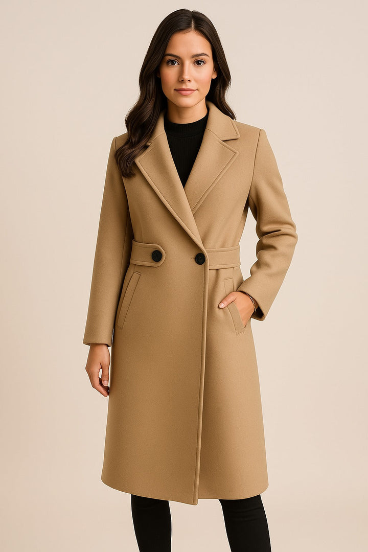 Women’s Belted Long Winter Coat