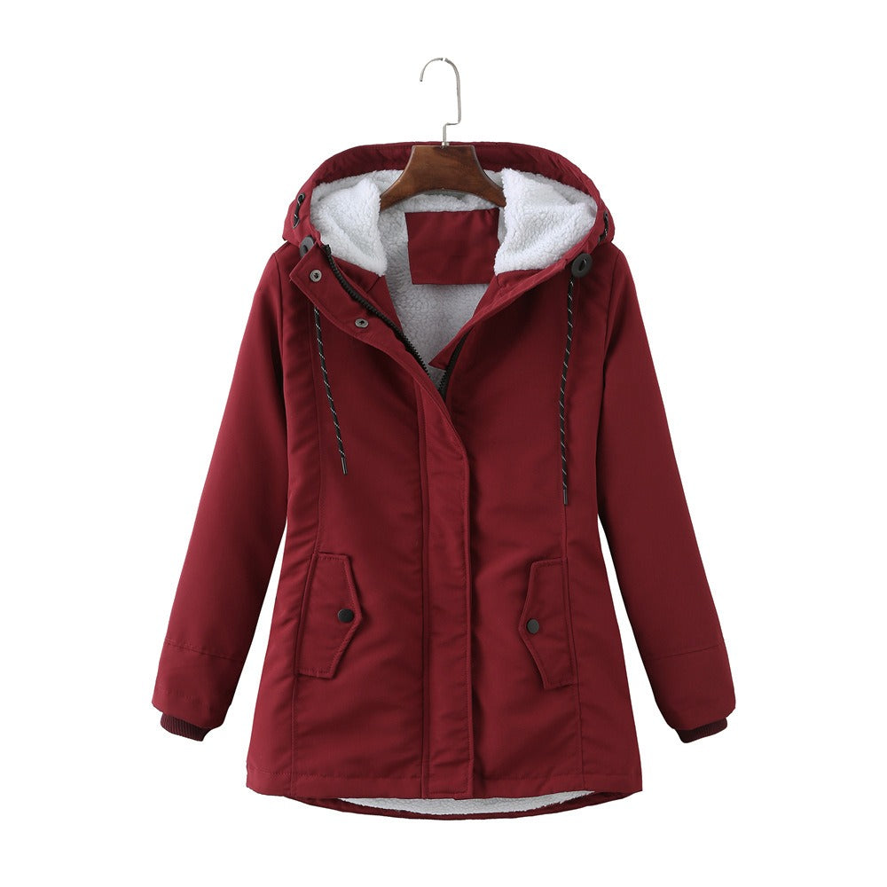 Women’s Long Hooded Insulated Parka