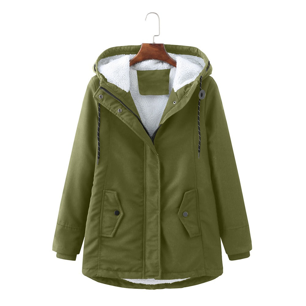 Women’s Long Hooded Insulated Parka