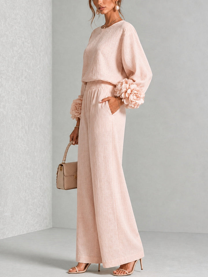 Women’s Floral Cuff Two-Piece Set