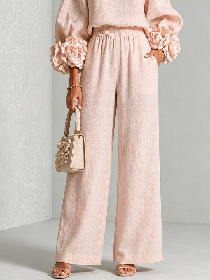 Women’s Floral Cuff Two-Piece Set