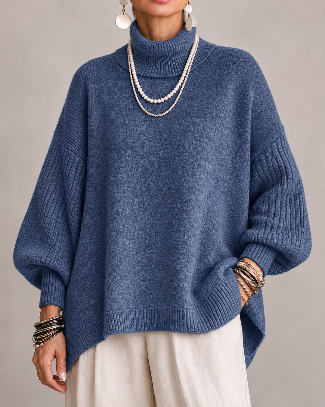 Women’s Turtleneck Long Sleeve Sweater