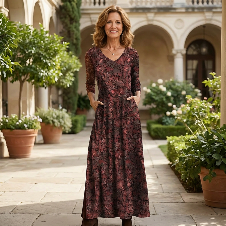 Women’s Floral Print Maxi Dress