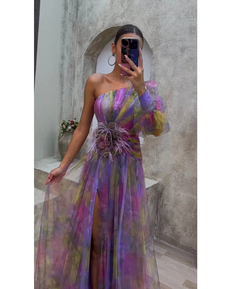 Women’s Elegant Colorful Dress