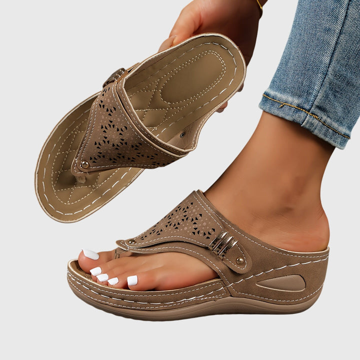 Women’s Cushioned Slip On Walking Sandals
