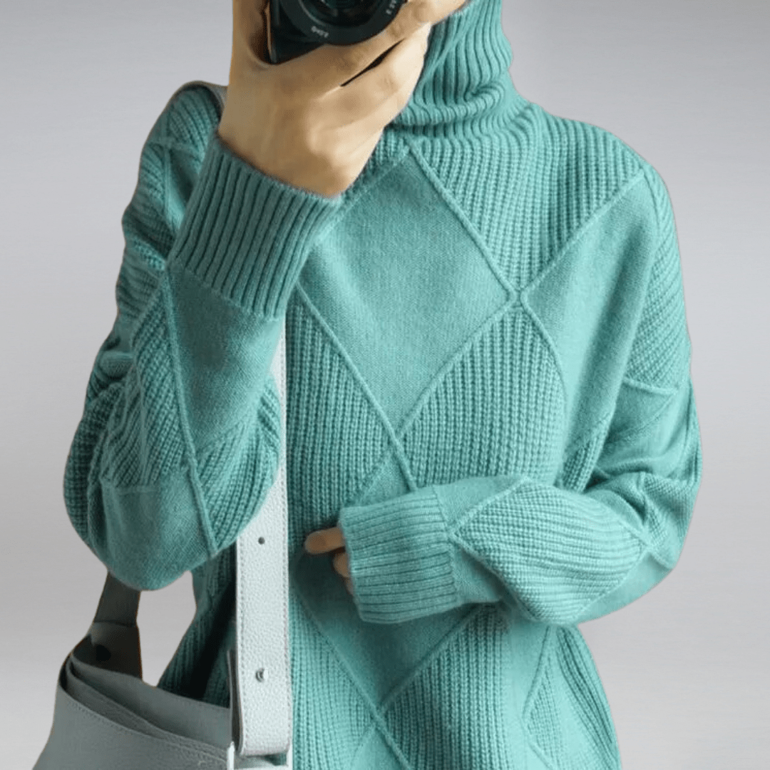 Women’s Soft Turtleneck Pullover Sweater
