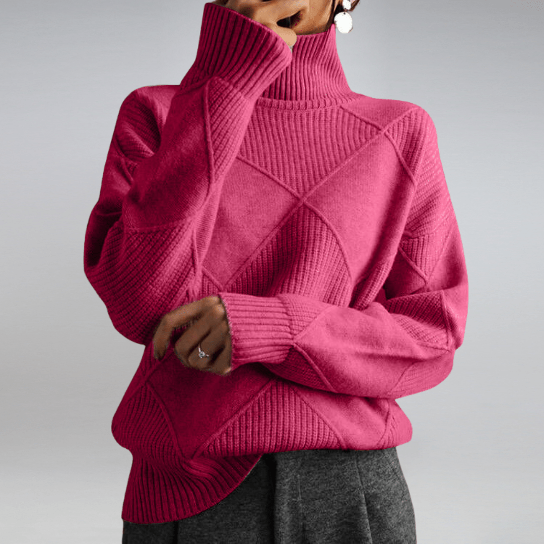 Women’s Soft Turtleneck Pullover Sweater