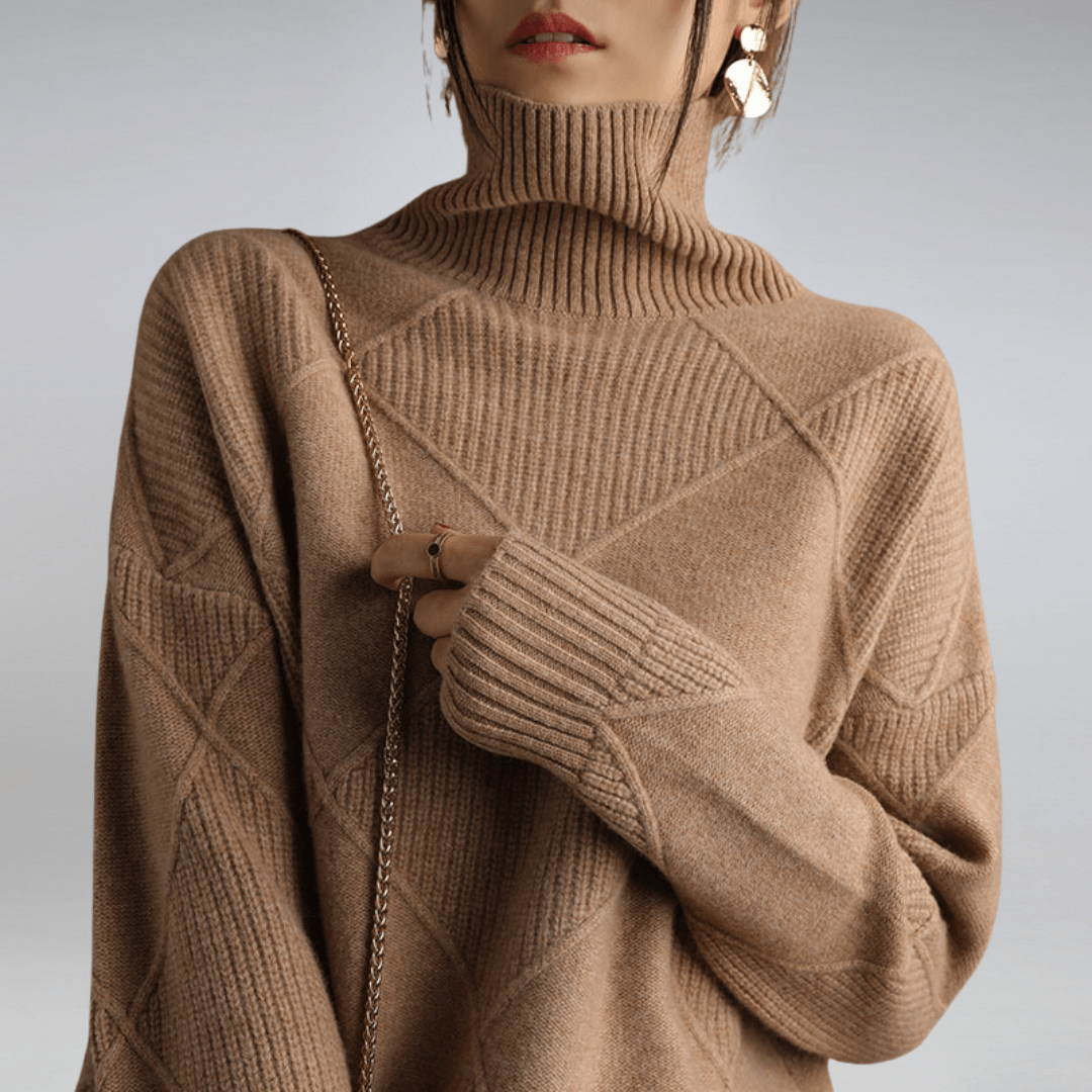 Women’s Soft Turtleneck Pullover Sweater