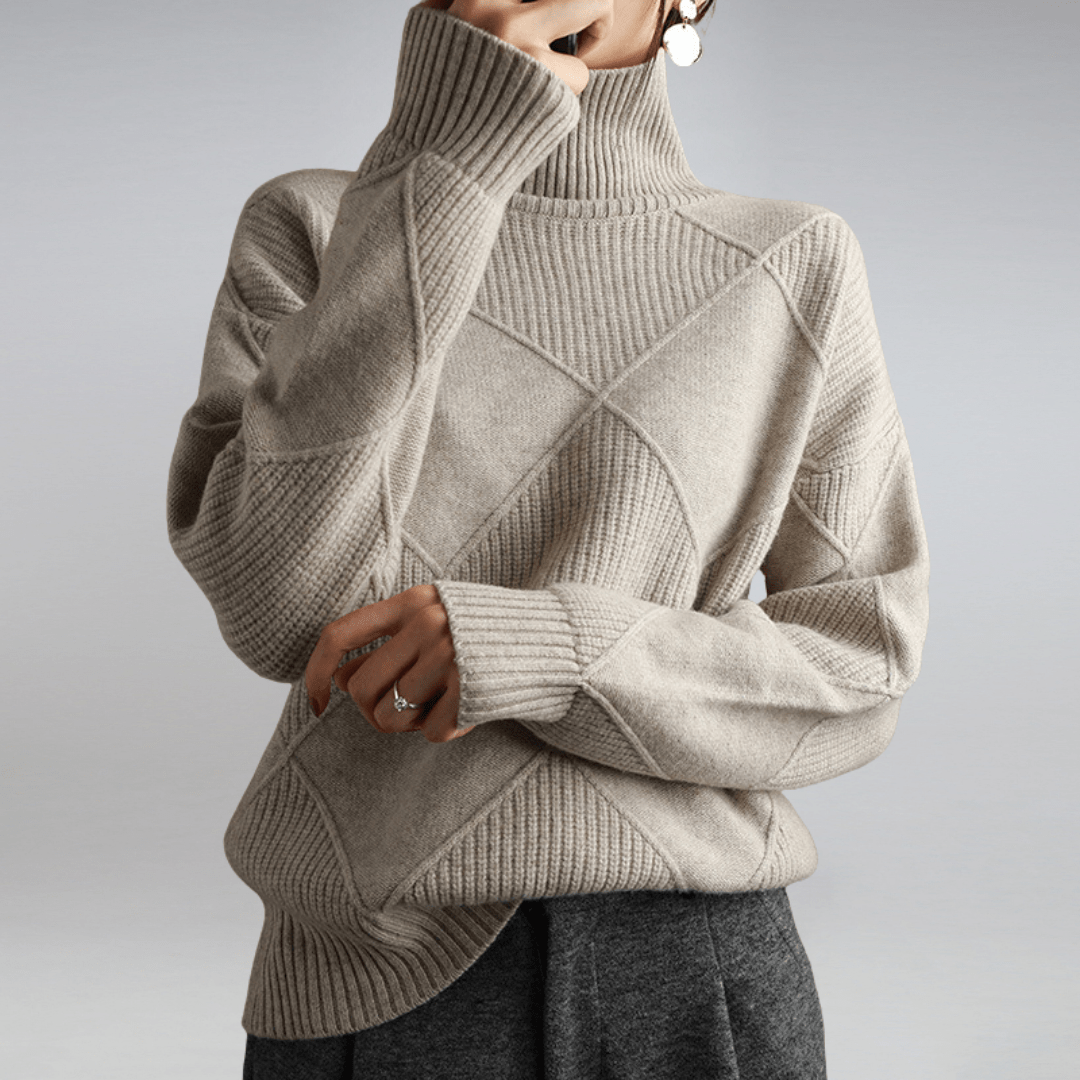 Women’s Soft Turtleneck Pullover Sweater