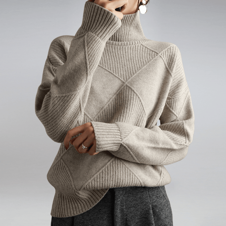 Women’s Soft Turtleneck Pullover Sweater