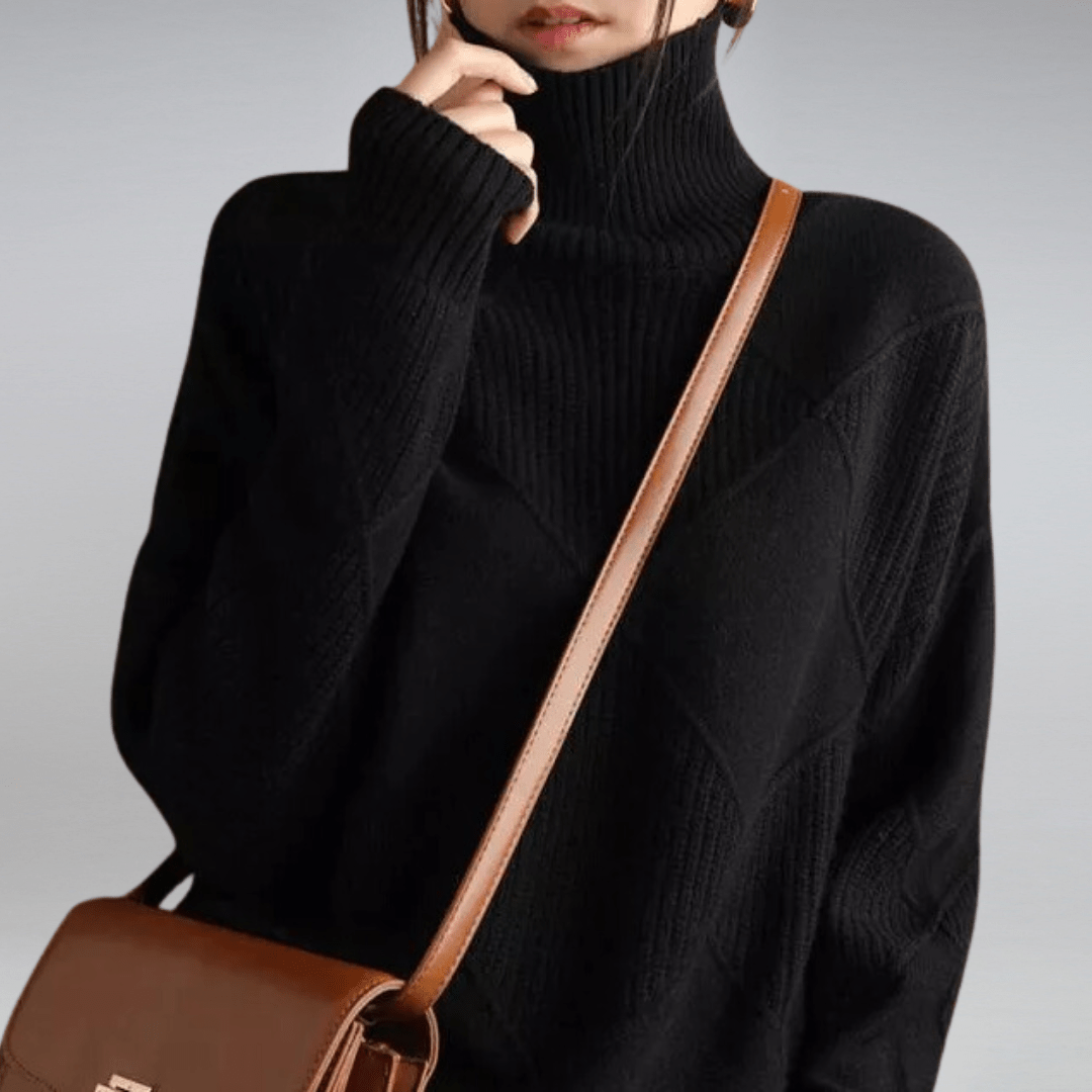 Women’s Soft Turtleneck Pullover Sweater