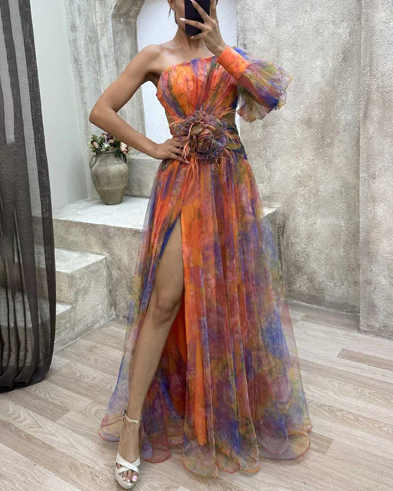 Women’s Elegant Colorful Dress