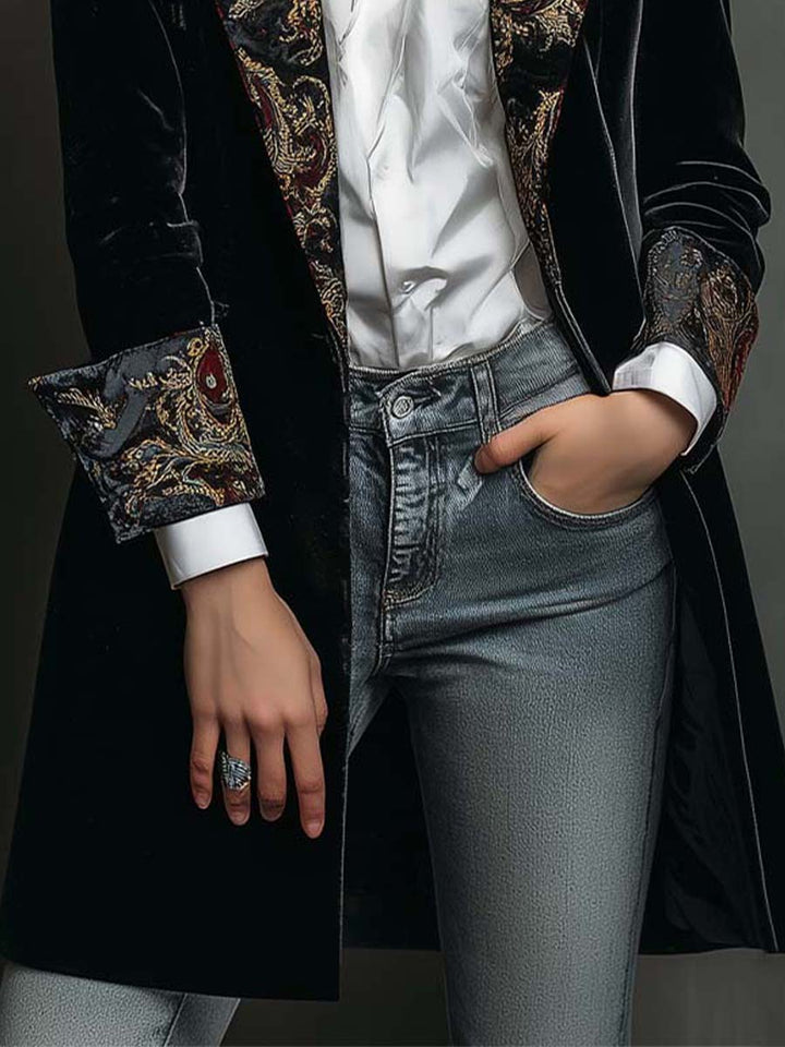 Women’s Baroque Trim Tailored Blazer