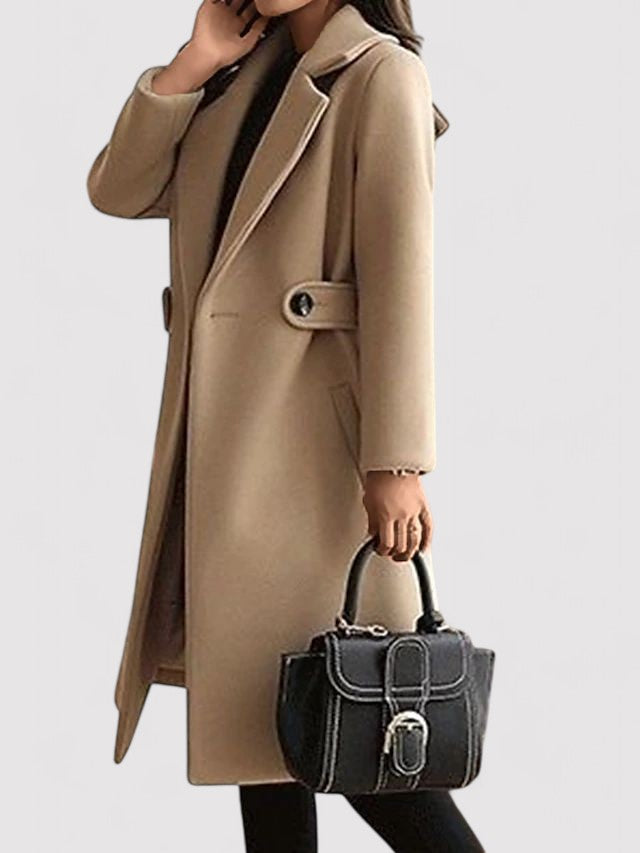 Women’s Belted Long Winter Coat