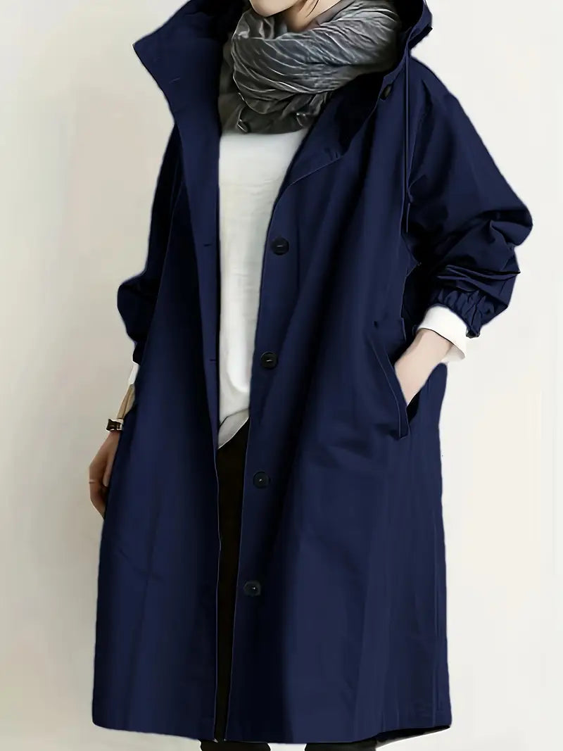 Women’s Double-Breasted Belted Trench Coat