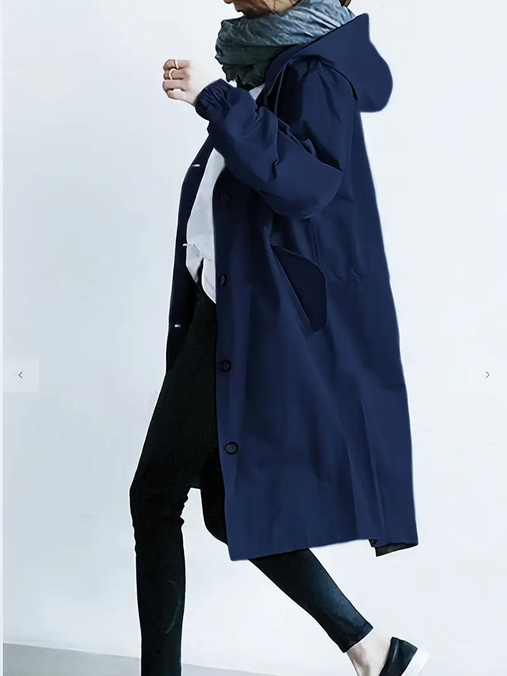 Women’s Double-Breasted Belted Trench Coat