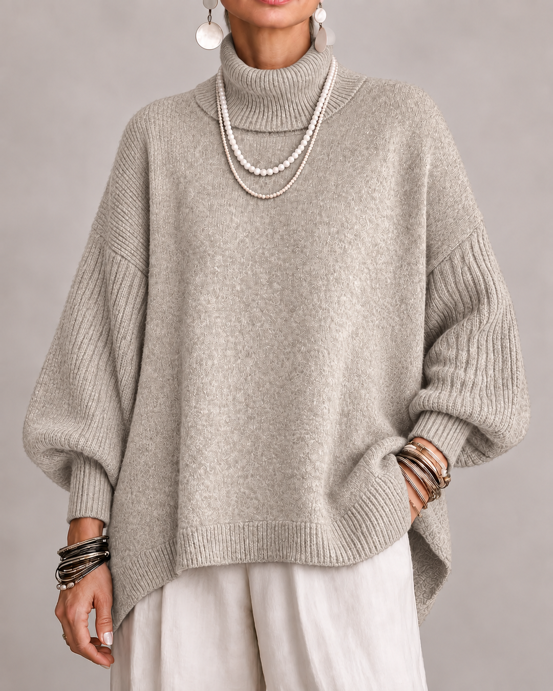 Women’s Turtleneck Long Sleeve Sweater