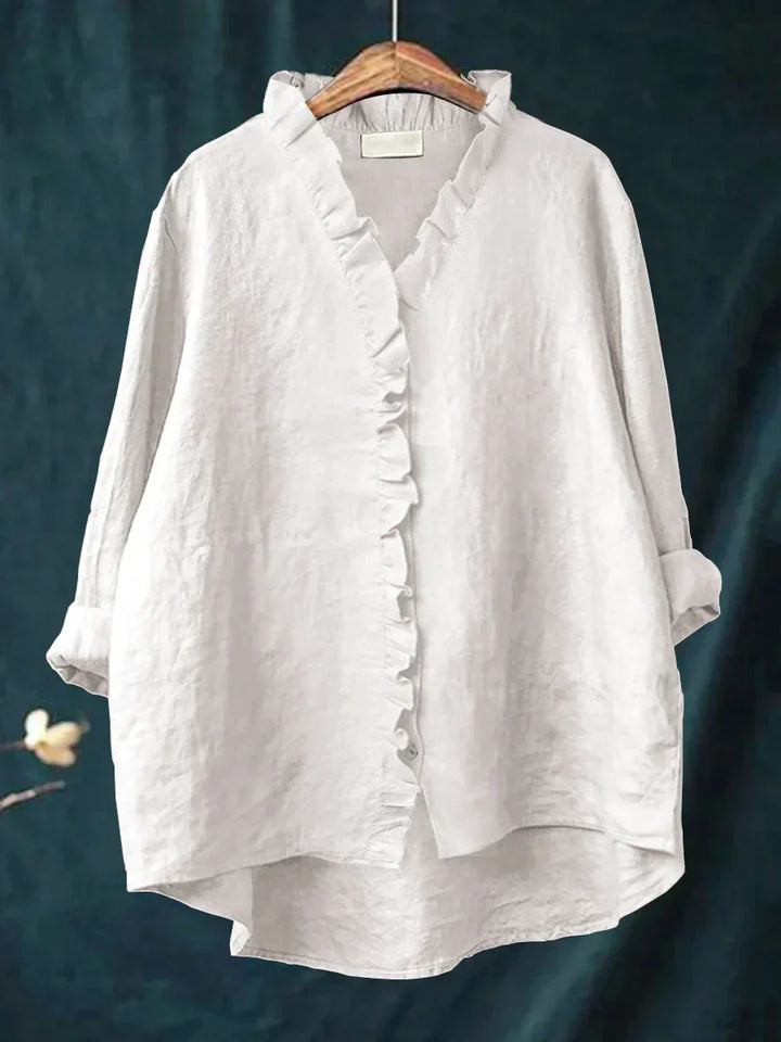Women’s Ruffle Trim Lightweight Blouse