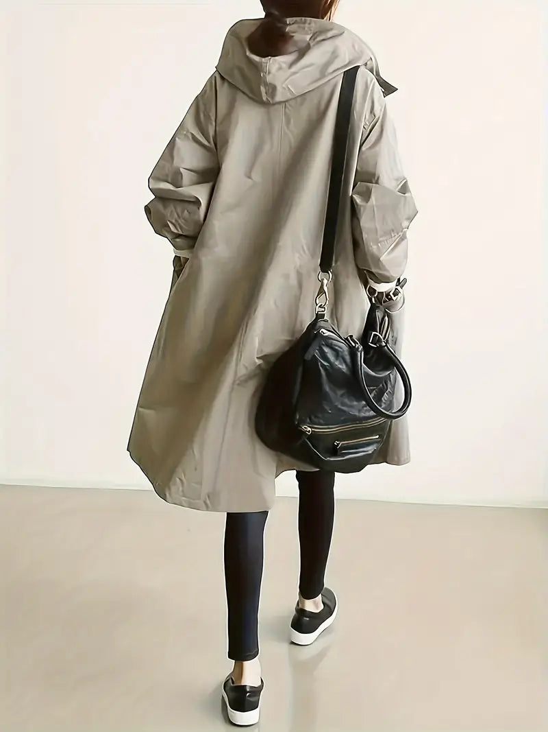 Women’s Double-Breasted Belted Trench Coat