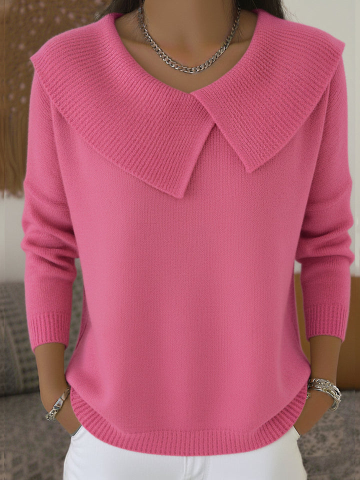 Women’s Warm Collared Pullover Sweater