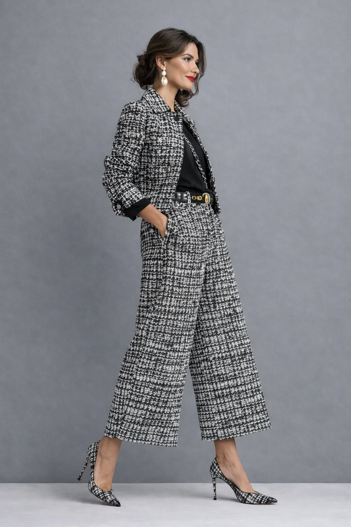 Women’s Tailored Two-Piece Blazer and Trousers Set