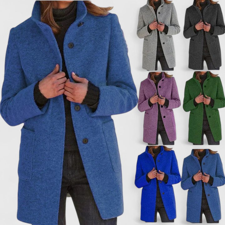 Women’s Elegant Tailored Longline Coat