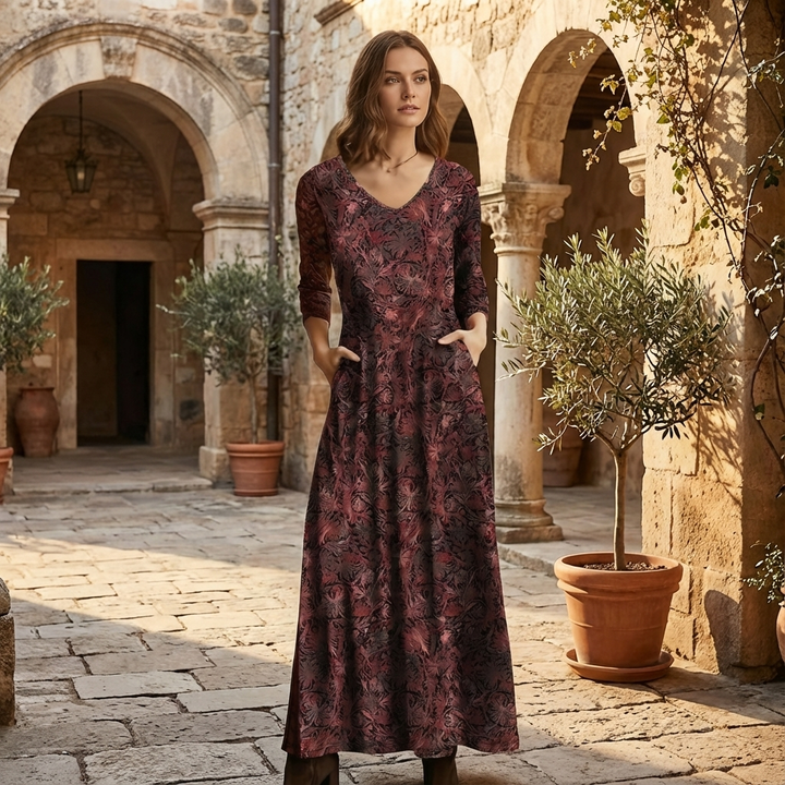 Women’s Floral Print Maxi Dress