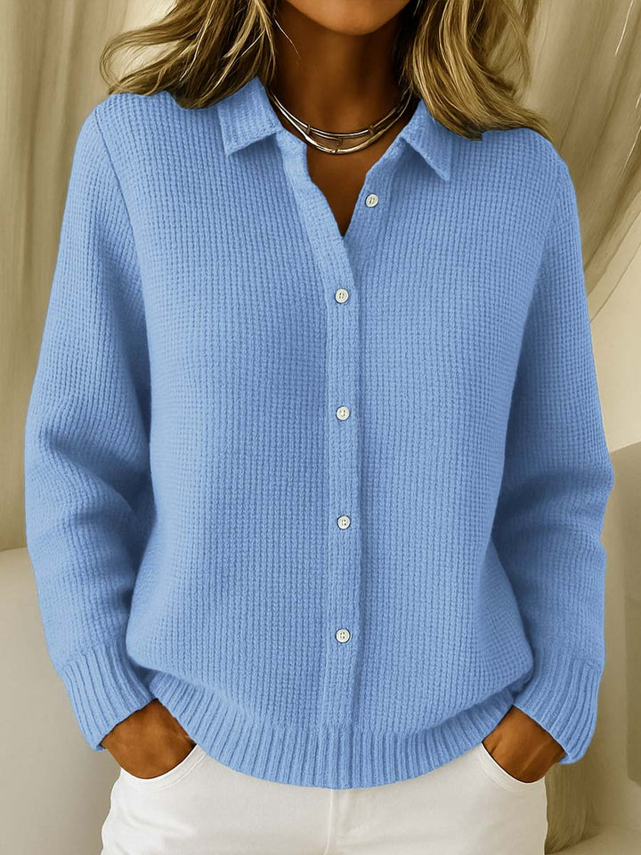 Women’s Collared Knit Cardigan