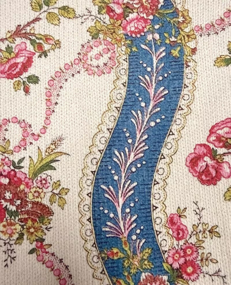 Women’s Paisley Print Zip Up Cardigan