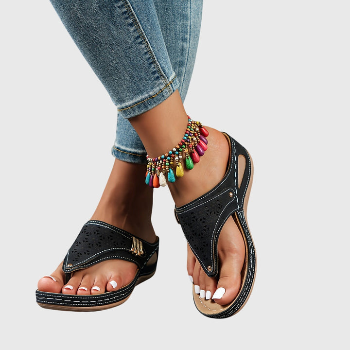 Women’s Cushioned Slip On Walking Sandals