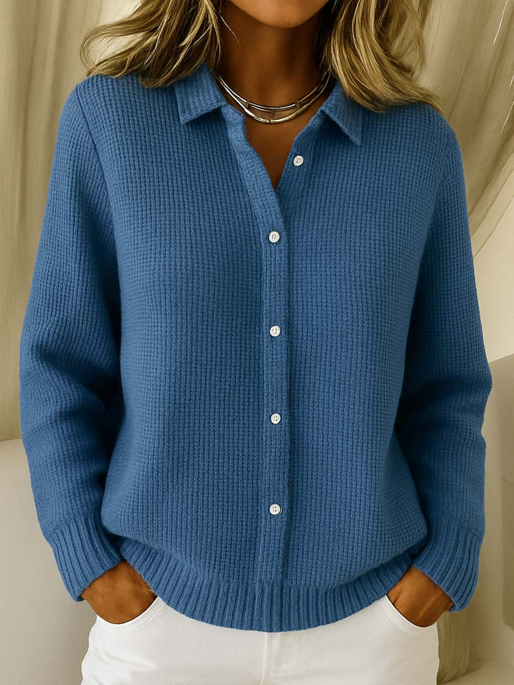 Women’s Collared Knit Cardigan