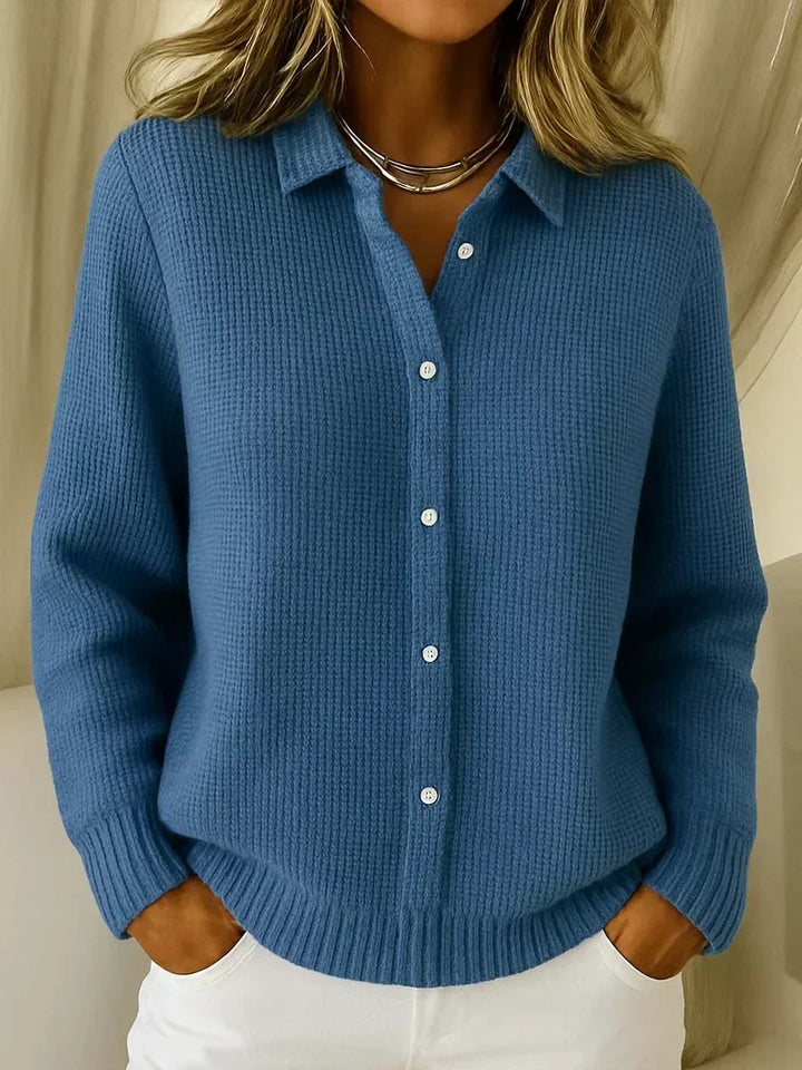 Women’s Textured Knit Button Up Cardigan