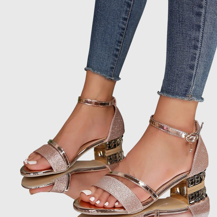 Women’s Comfort Cushioned Block Heel Sandals