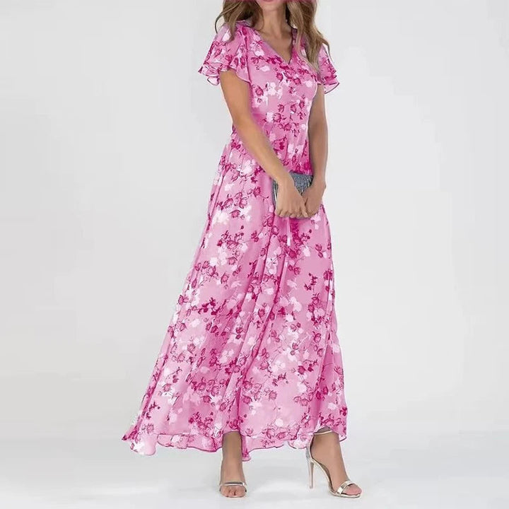 Women’s Ruched Empire Waist Evening Dress