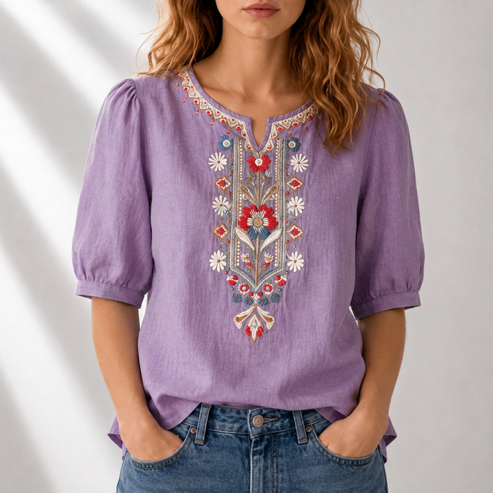 Women’s Floral Embroidered Blouse