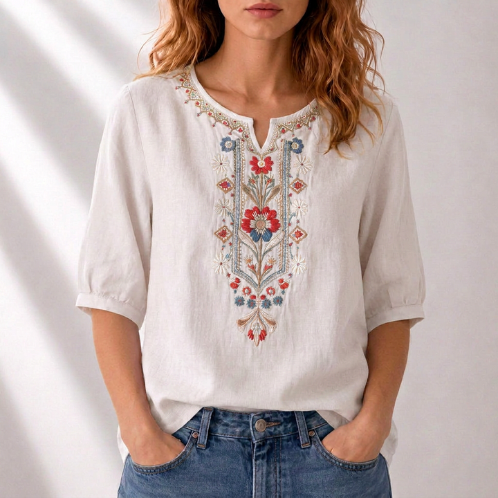 Women’s Floral Embroidered Blouse