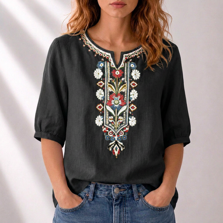Women’s Floral Embroidered Blouse
