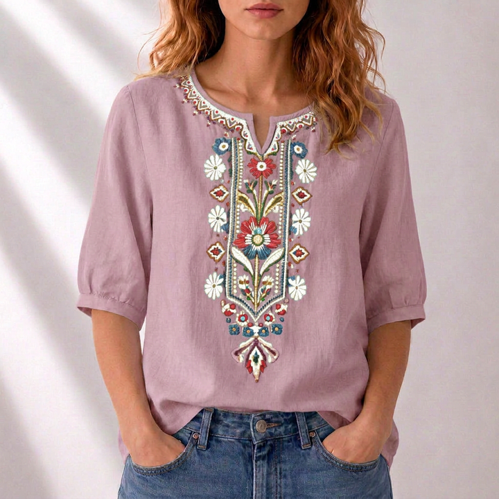 Women’s Floral Embroidered Blouse