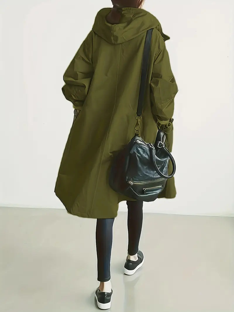 Women’s Double-Breasted Belted Trench Coat