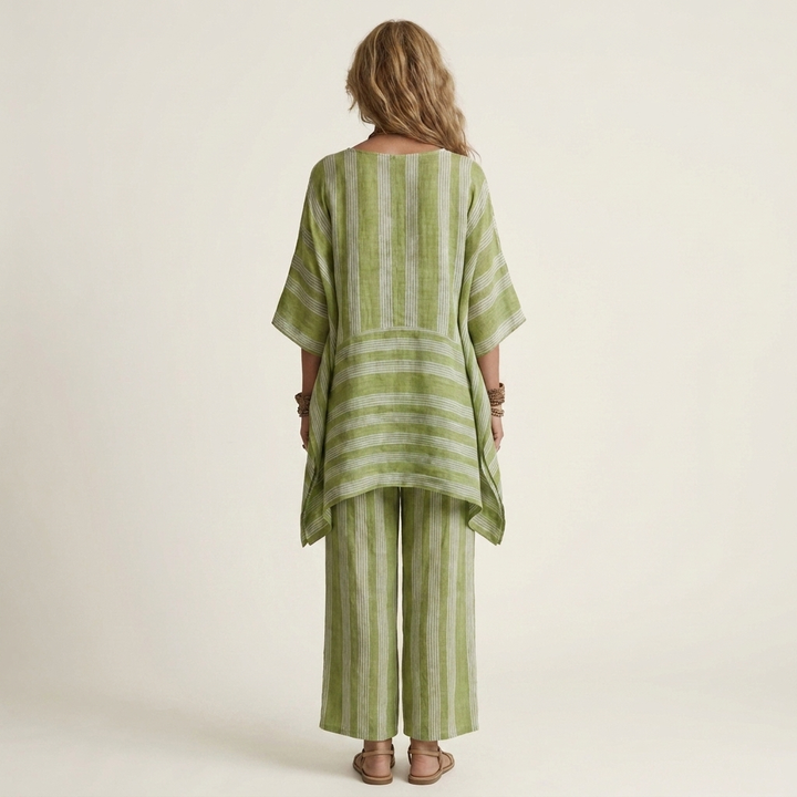 Women’s Striped Two-Piece Co-Ord Set