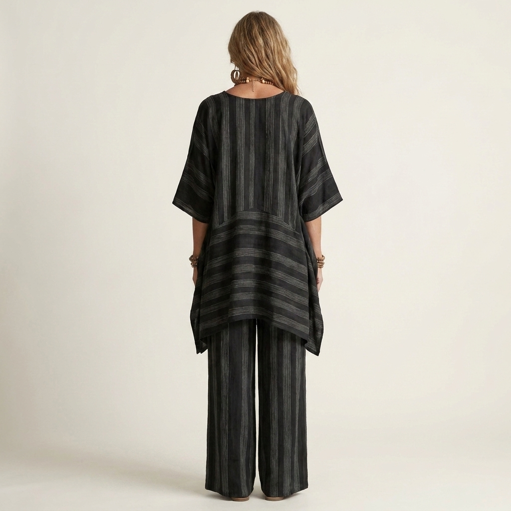 Women’s Striped Two-Piece Co-Ord Set