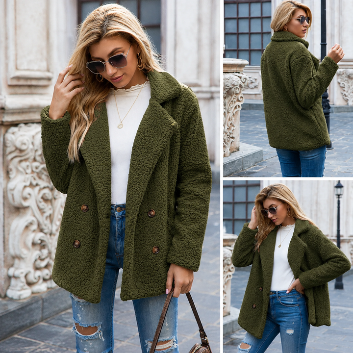 Women’s Oversized Long Teddy Coat
