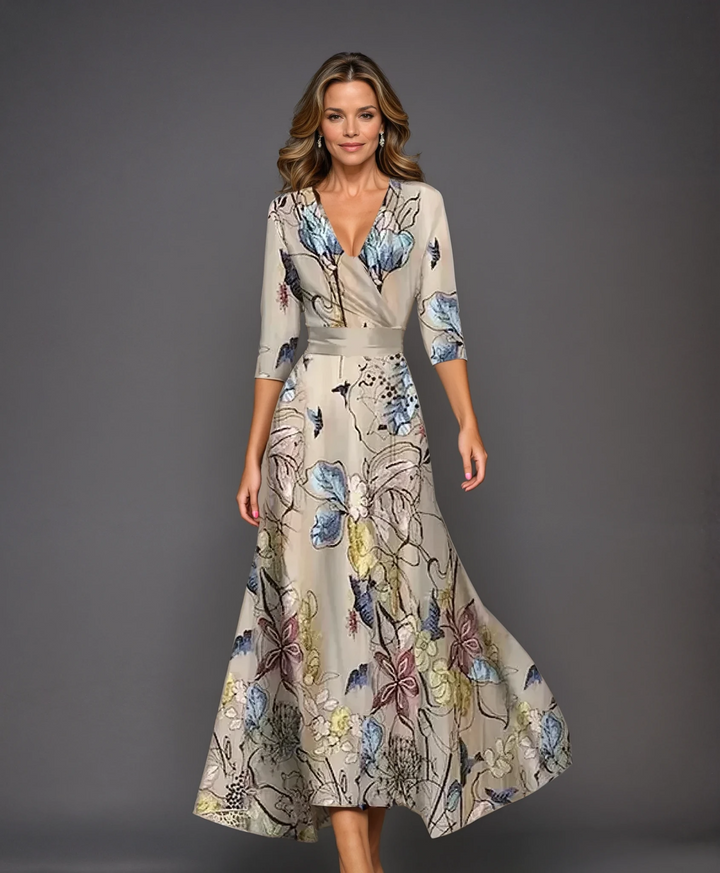 Women’s Chic Floral Print Dress